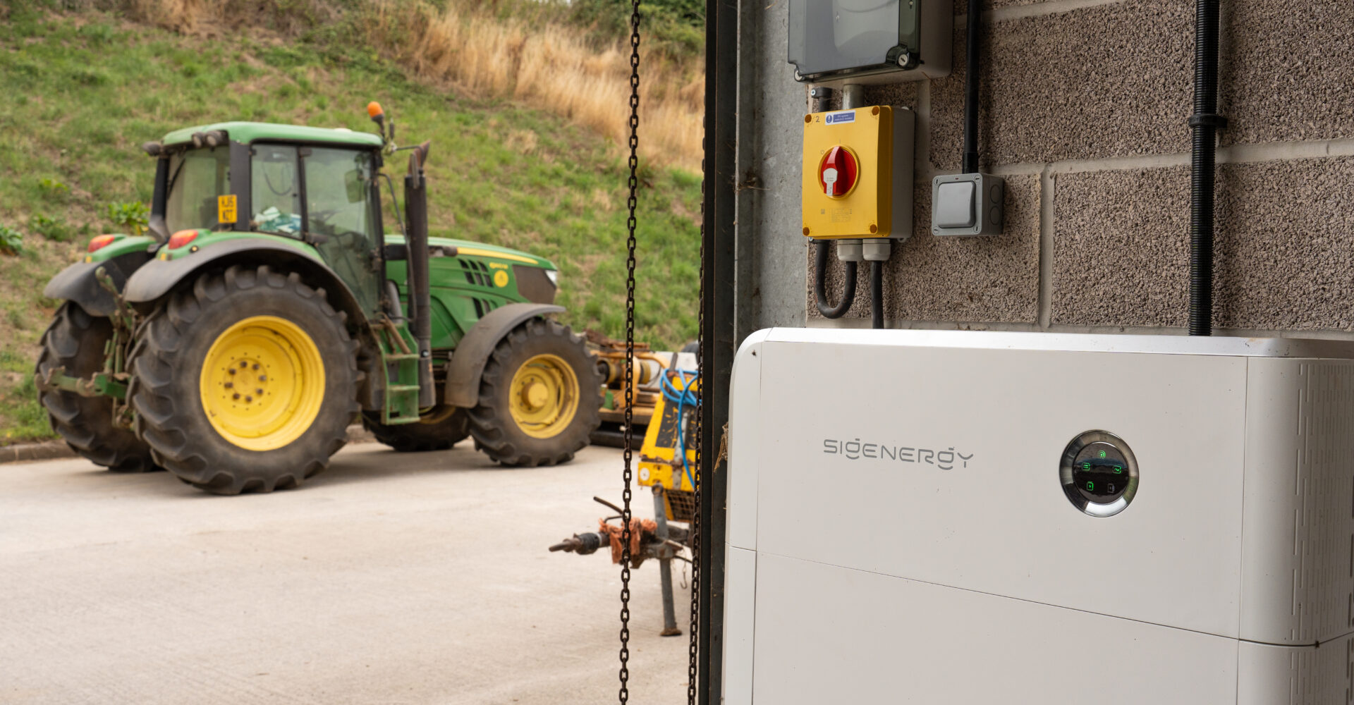 Sigenergy battery on dairy farm