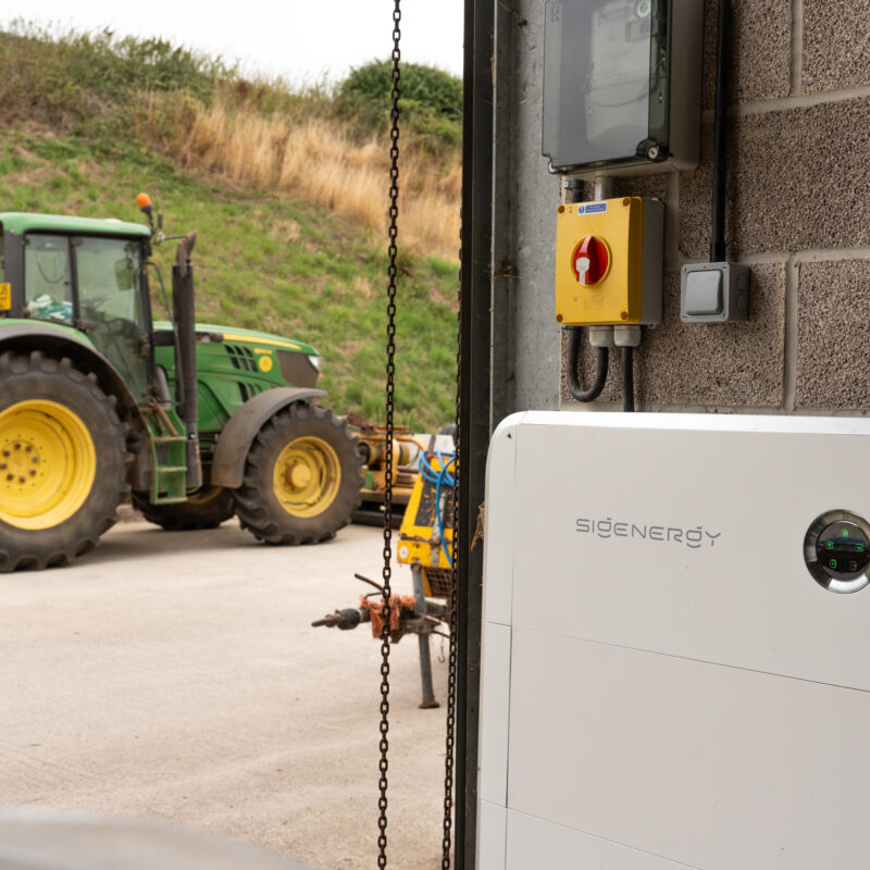 Sigenergy battery on dairy farm